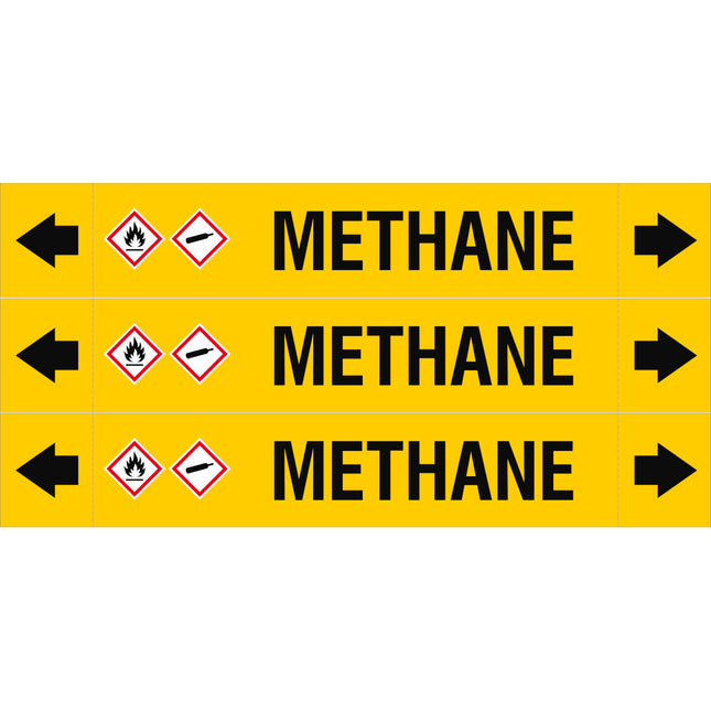 ASME  Pipemarkers  Methane