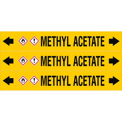 ASME  Pipemarkers  Methyl Acetate