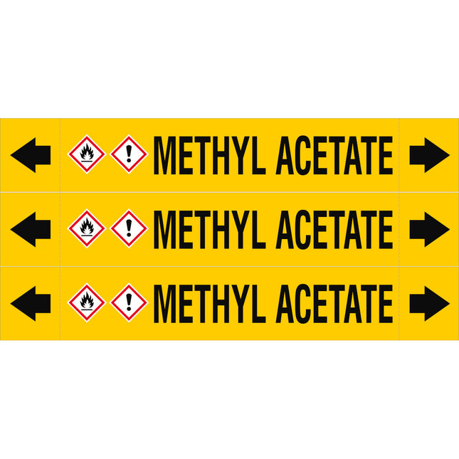 ASME  Pipemarkers  Methyl Acetate