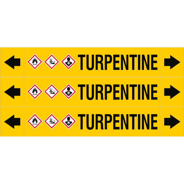 ASME  Pipemarkers  Turpentine