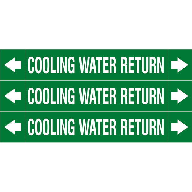 ASME  Pipemarkers  Cooling Water Return