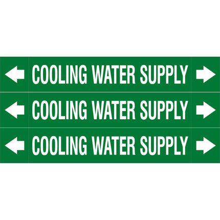 ASME  Pipemarkers  Cooling Water Supply