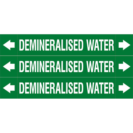 ASME  Pipemarkers  Demineralised Water