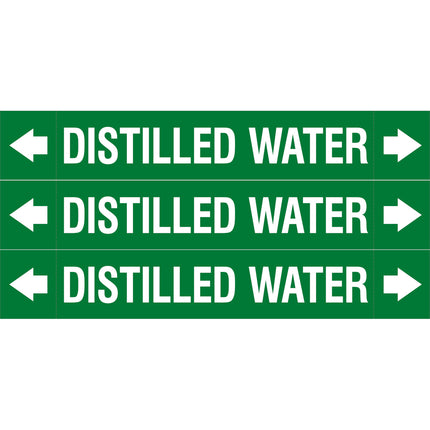 ASME  Pipemarkers  Distilled Water