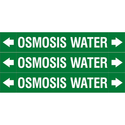 ASME  Pipemarkers  Osmosis Water