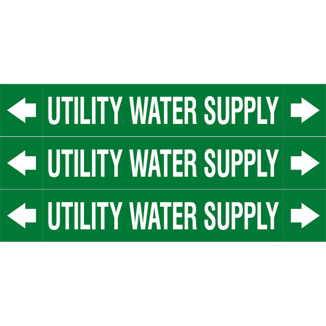 ASME  Pipemarkers  Utility Water Supply