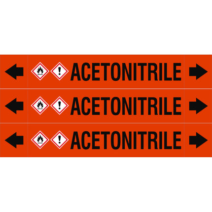 ASME  Pipemarkers  Acetonitrile