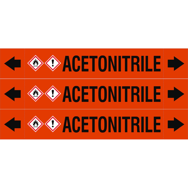 ASME  Pipemarkers  Acetonitrile