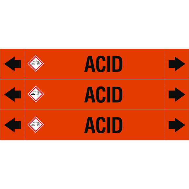 ASME  Pipemarkers  Acid