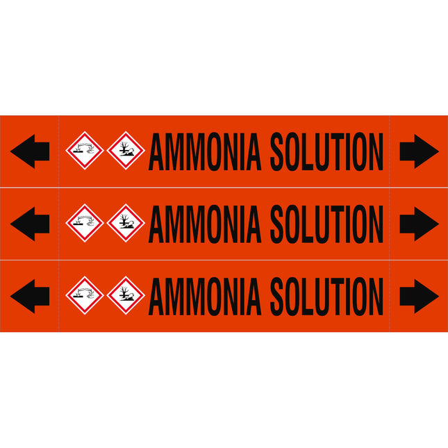 ASME  Pipemarkers  Ammonia Solution