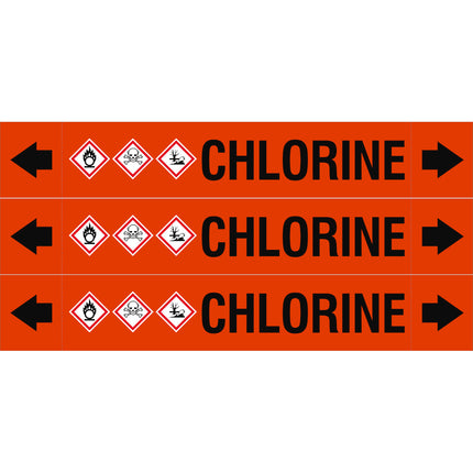 ASME  Pipemarkers  Chlorine