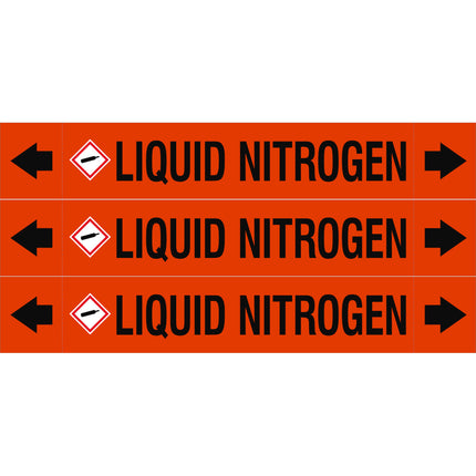 ASME  Pipemarkers  Liquid Nitrogen
