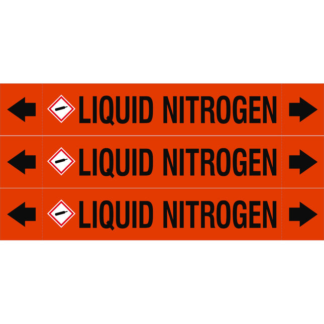 ASME  Pipemarkers  Liquid Nitrogen