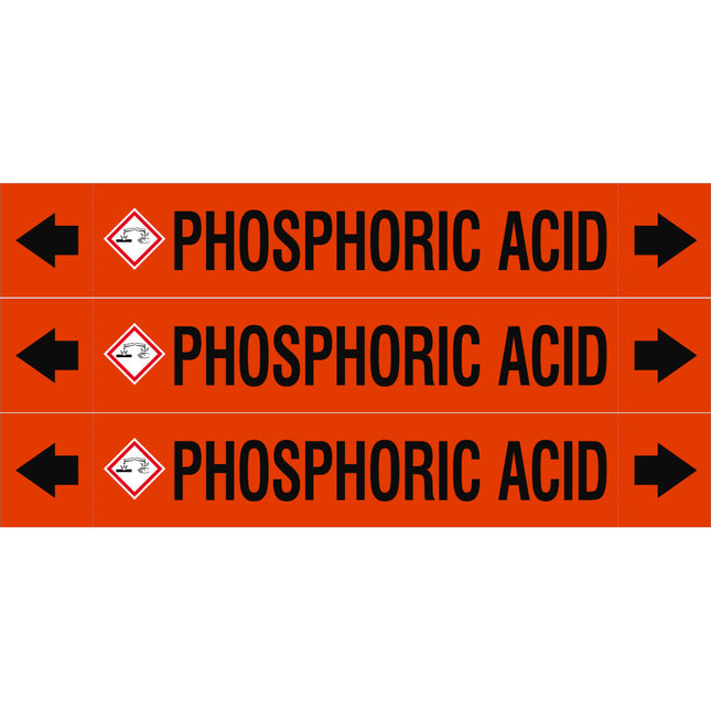 ASME  Pipemarkers  Phosphoric Acid