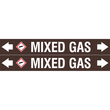 ASME  Pipemarkers  Mixed Gas