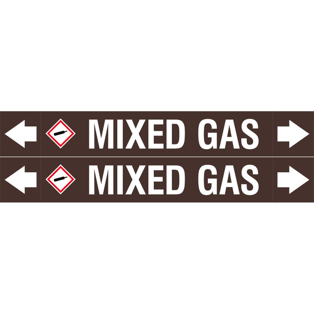 ASME  Pipemarkers  Mixed Gas