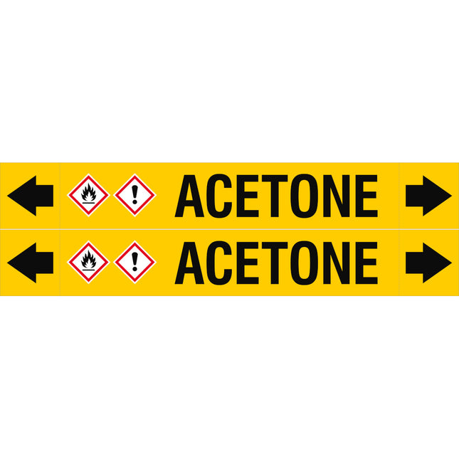 ASME  Pipemarkers  Acetone