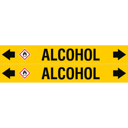 ASME  Pipemarkers  Alcohol