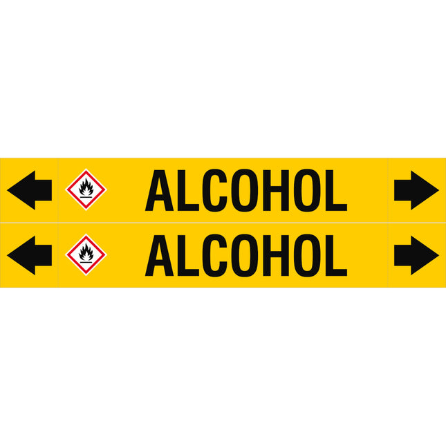 ASME  Pipemarkers  Alcohol