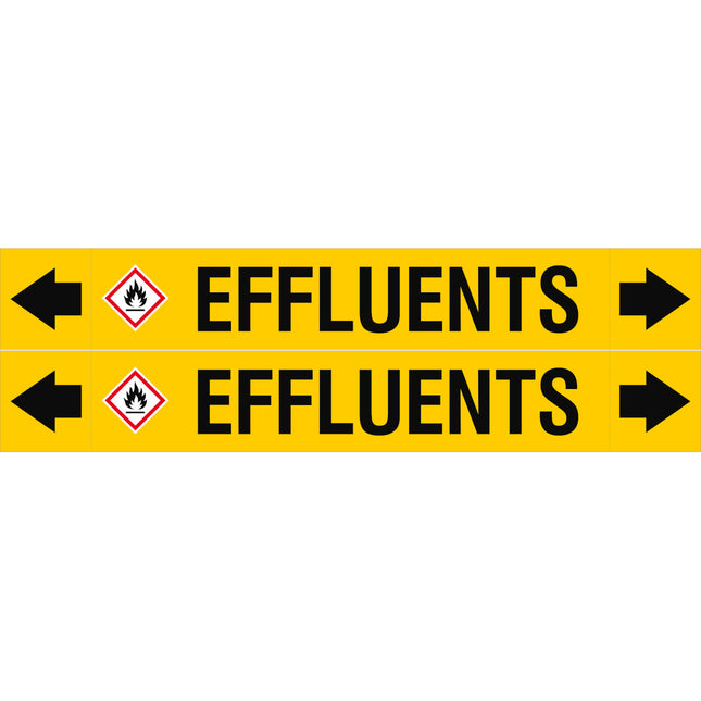 ASME  Pipemarkers  Effluents