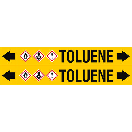 ASME  Pipemarkers  Toluene