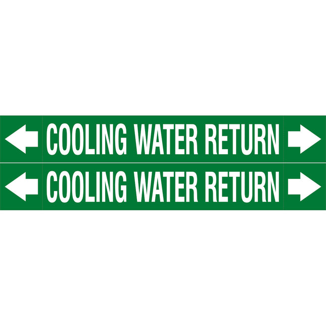 ASME  Pipemarkers  Cooling Water Return