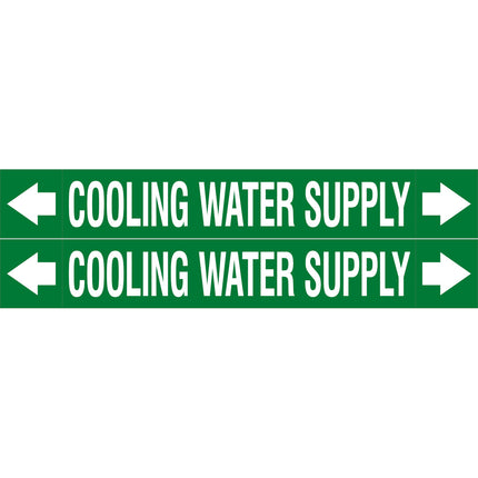 ASME  Pipemarkers  Cooling Water Supply