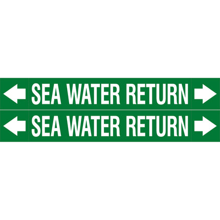ASME  Pipemarkers  Sea Water Return
