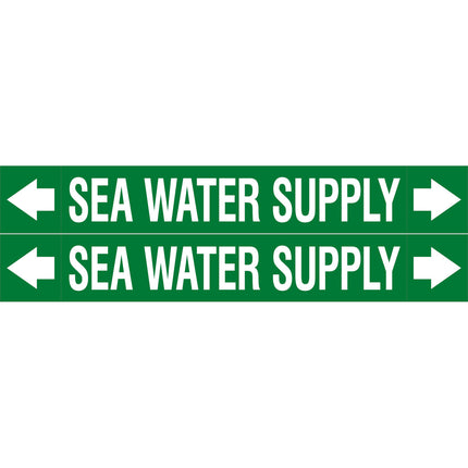 ASME  Pipemarkers  Sea Water Supply