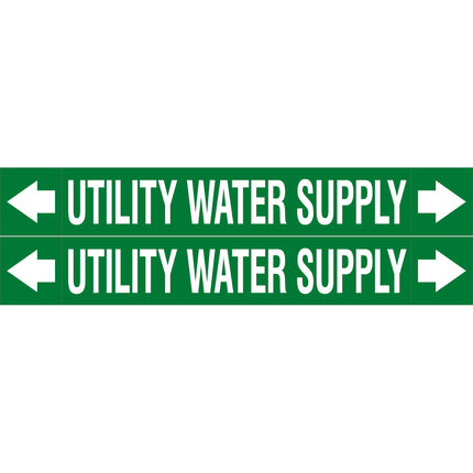 ASME  Pipemarkers  Utility Water Supply