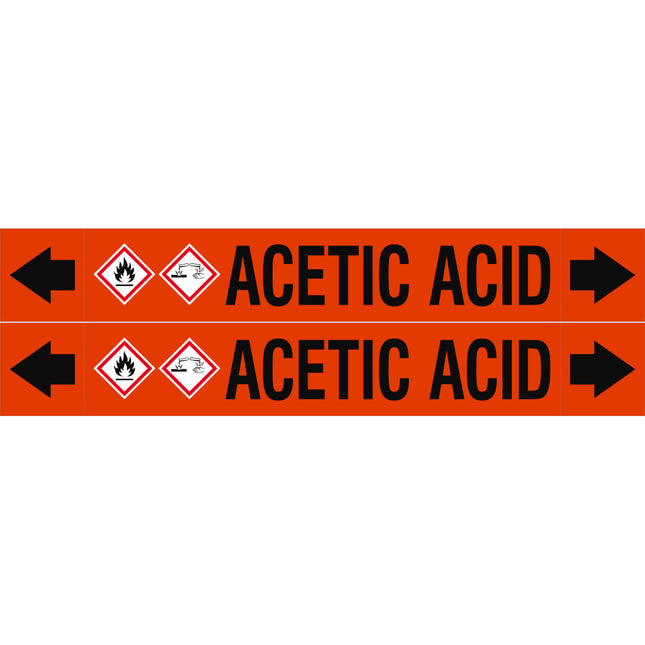 ASME  Pipemarkers  Acetic Acid