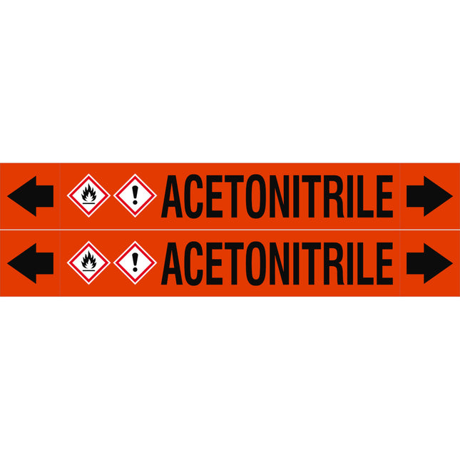 ASME  Pipemarkers  Acetonitrile