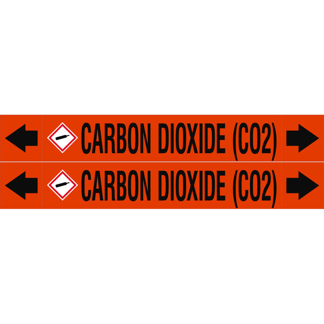 ASME  Pipemarkers  Carbon Dioxide CO2