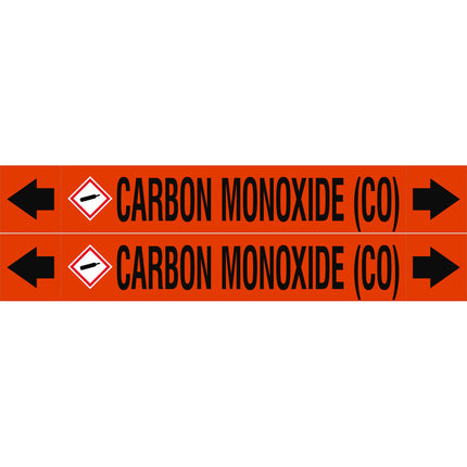 ASME  Pipemarkers  Carbon Monoxide CO