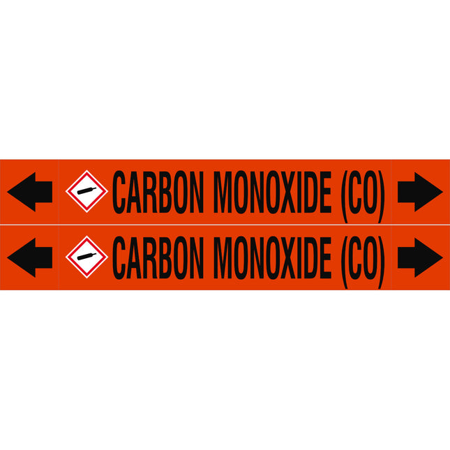 ASME  Pipemarkers  Carbon Monoxide CO