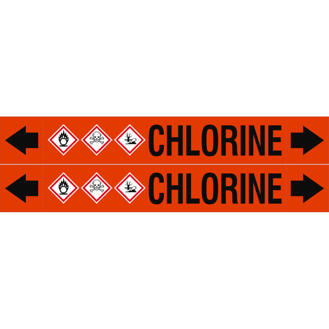 ASME  Pipemarkers  Chlorine