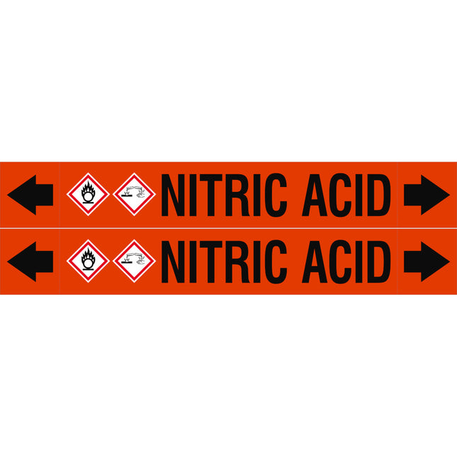 ASME  Pipemarkers  Nitric Acid