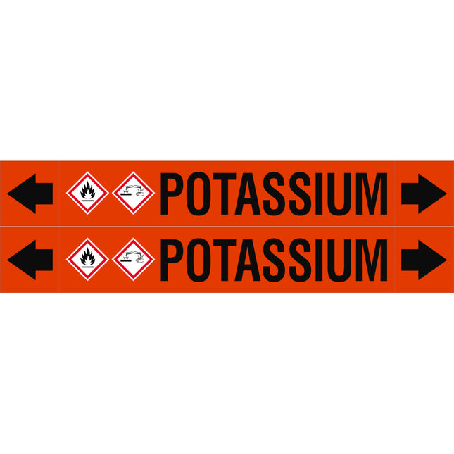ASME  Pipemarkers  Potassium