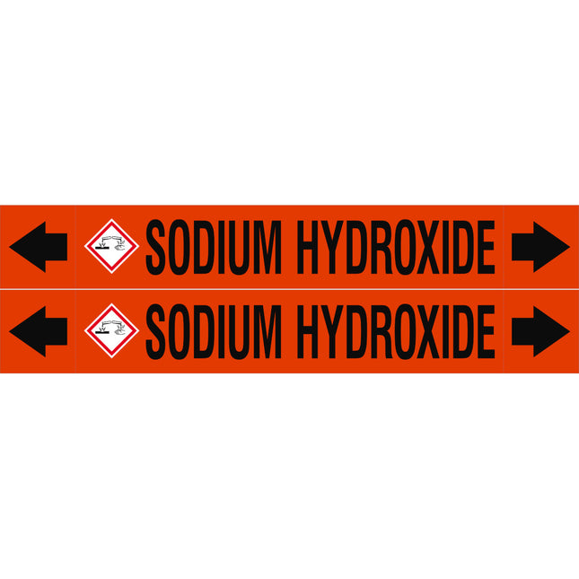 ASME  Pipemarkers  Sodium Hydroxide