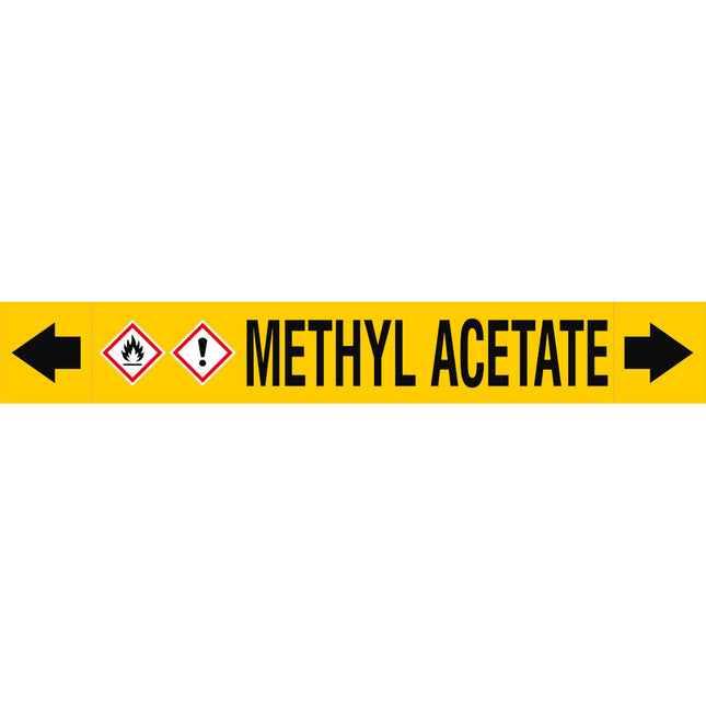 ASME  Pipemarkers  Methyl Acetate