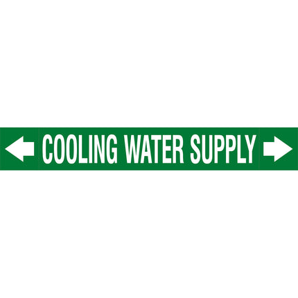 ASME  Pipemarkers  Cooling Water Supply
