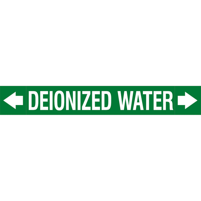 ASME  Pipemarkers  Deionized Water