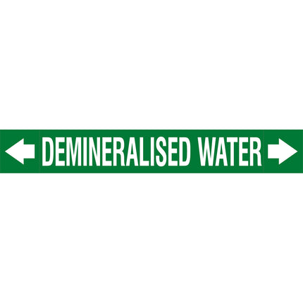 ASME  Pipemarkers  Demineralised Water