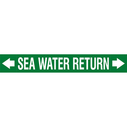 ASME  Pipemarkers  Sea Water Return
