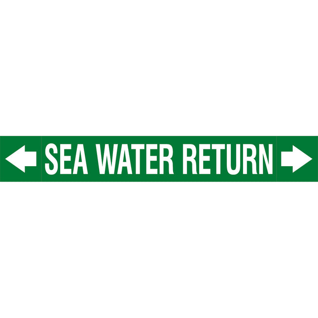 ASME  Pipemarkers  Sea Water Return