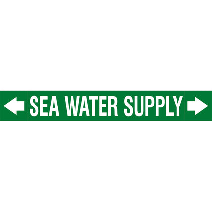 ASME  Pipemarkers  Sea Water Supply