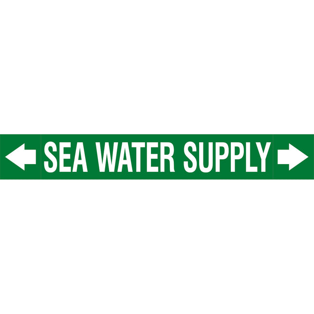 ASME  Pipemarkers  Sea Water Supply