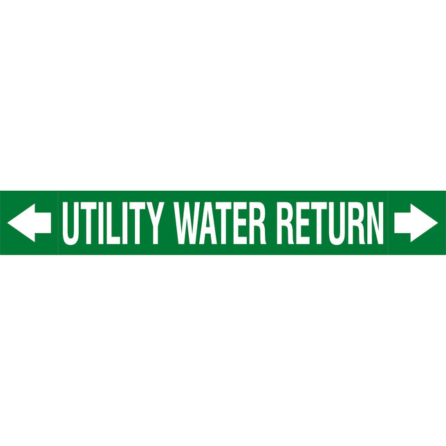 ASME  Pipemarkers  Utility Water Return