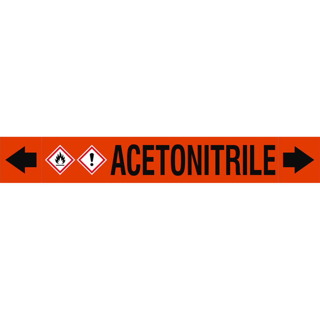 ASME  Pipemarkers  Acetonitrile