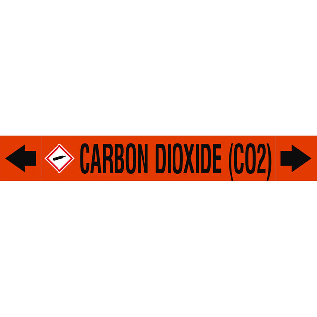 ASME  Pipemarkers  Carbon Dioxide CO2